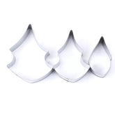 POINSETTA FLOWER PETAL CUTTERS SET A354